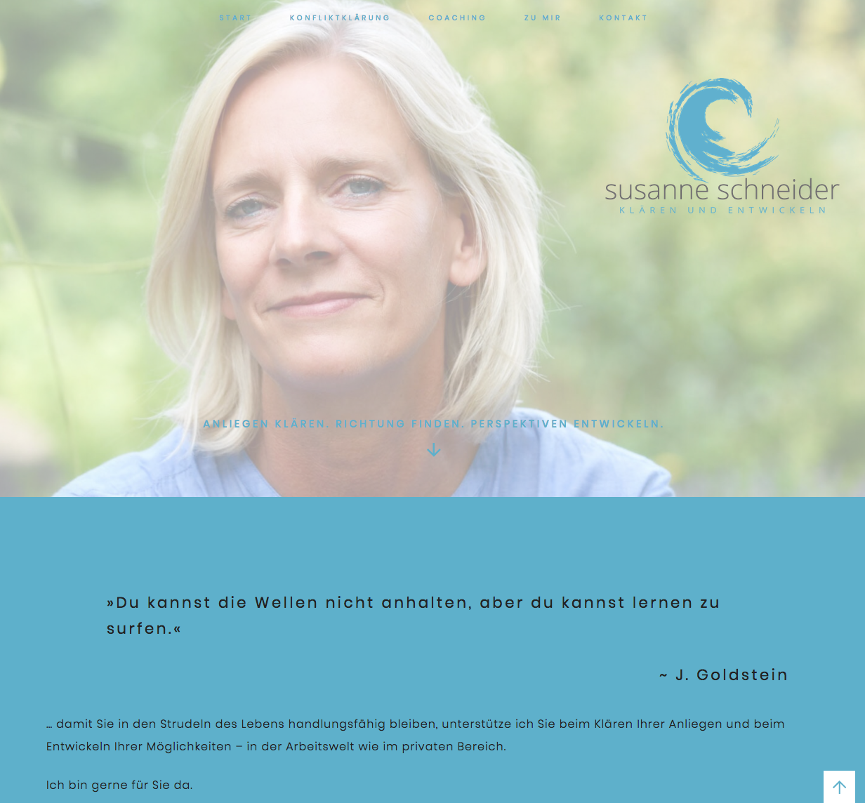 Startseite Susanne Schneider_Website-Relaunch_webcontentmanagement_silke johann_022020